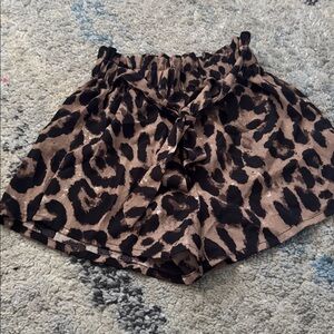 SHEIN High Waist Leopard Print Girl’s Shorts Size 9